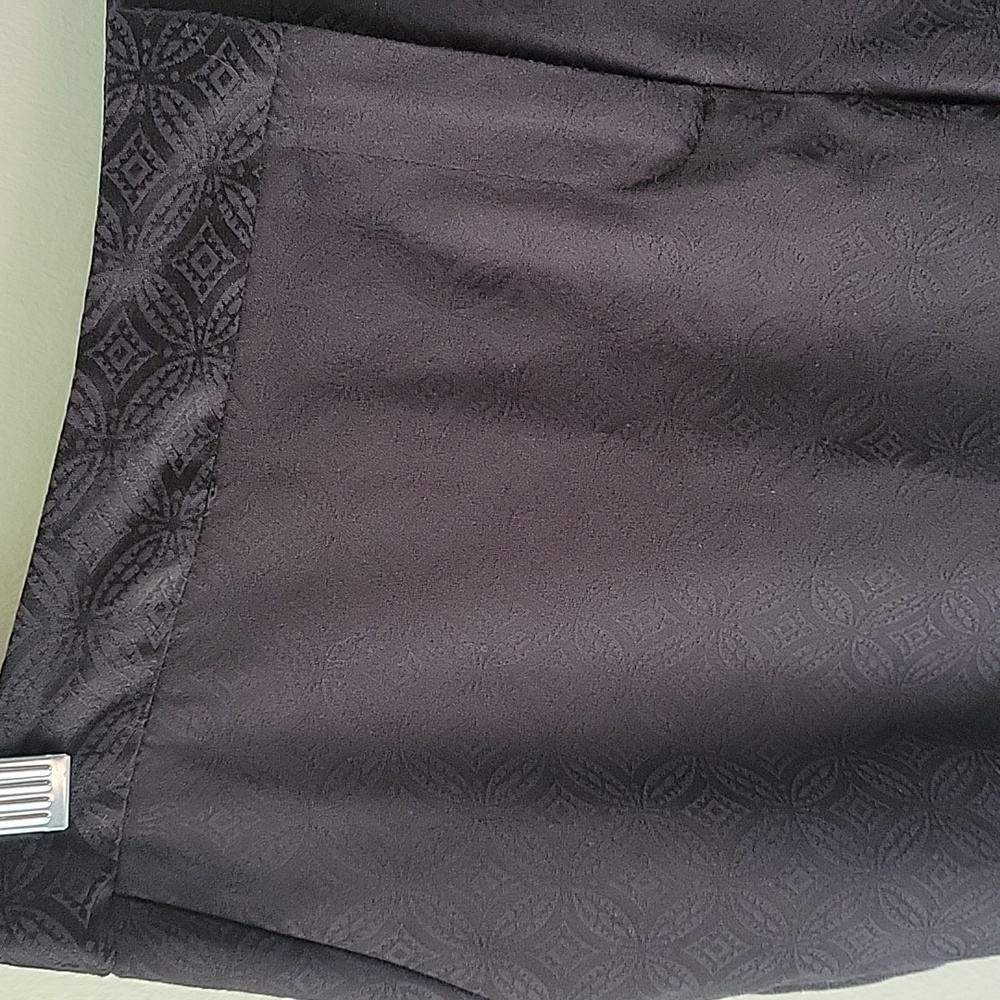 Laundry By‎ Shelli Segal Print Black Ankle Dress Pants Womens Size 14 - Picture 3 of 13